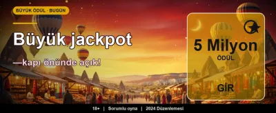 Büyük Jackpot Seni Bekliyor banner
